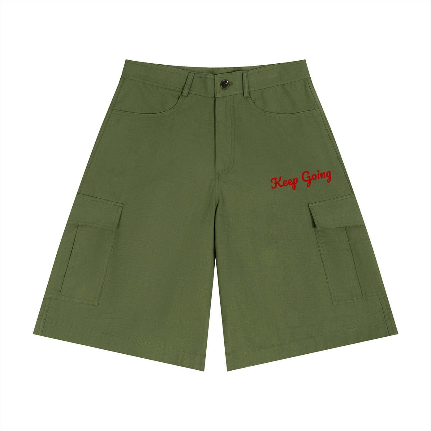 Unisex Woven Cargo Shorts