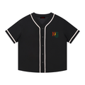 Contrast Piped Button-Up Jersey