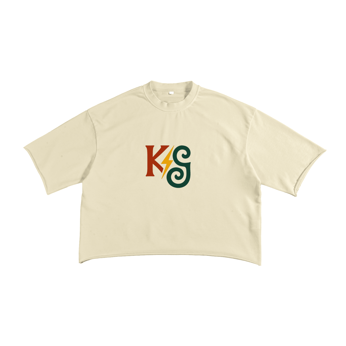 French Terry Raw Edge T-Shirt