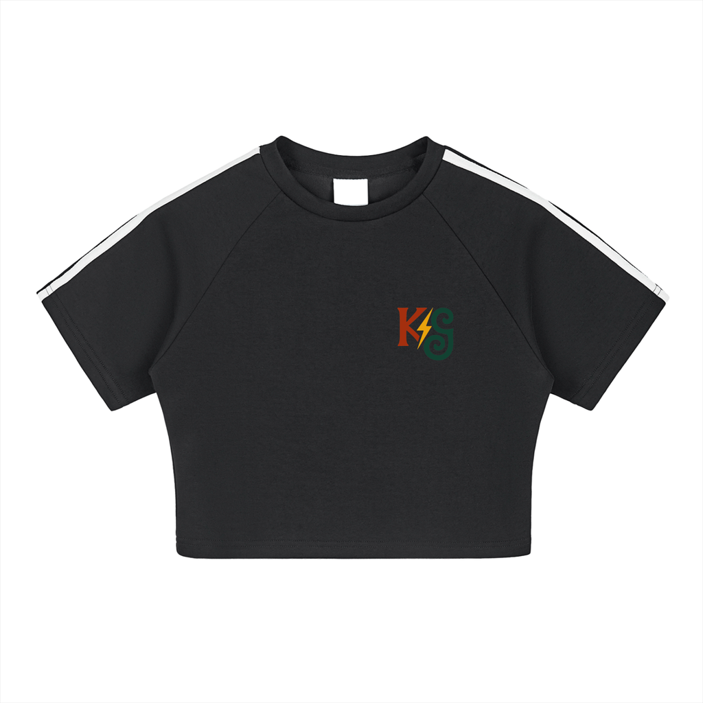 Taped Cooling Performance Crop Top