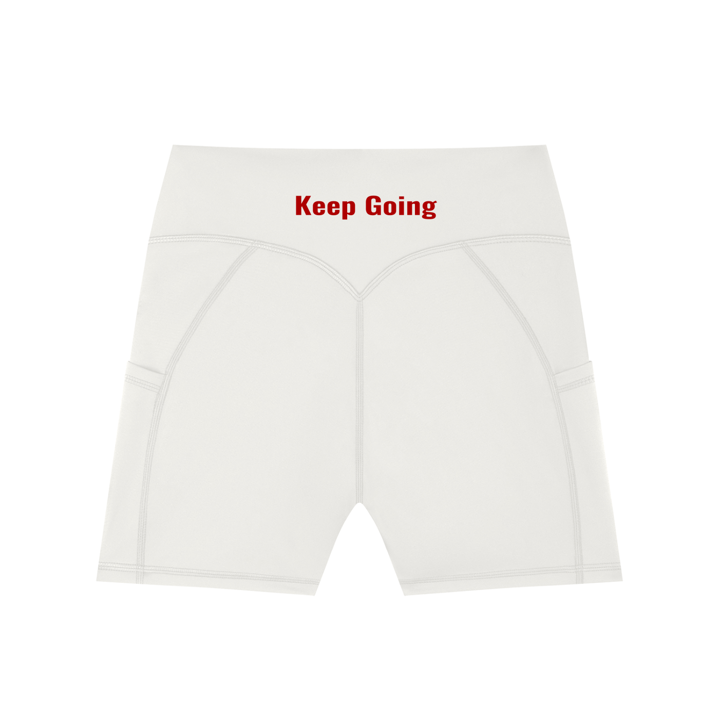 Women's High-Waisted Pocket Biker Shorts