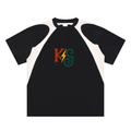 Contrast Panel Cotton T-Shirt