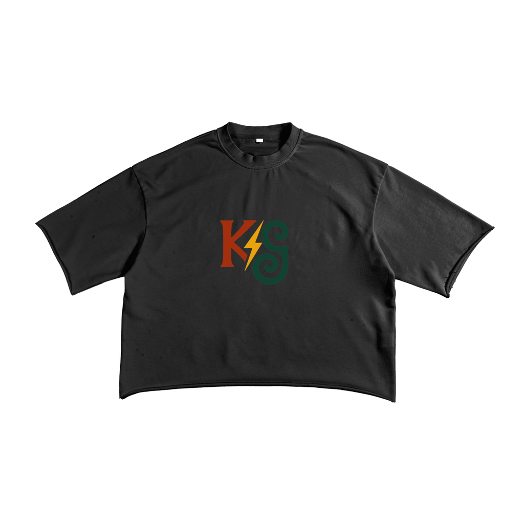 French Terry Raw Edge T-Shirt
