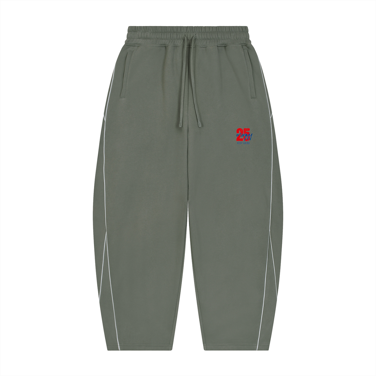 25’ Piping Fleece Barrel Leg Sweatpants