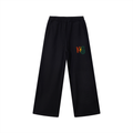 Contrast Tape Straight-Leg Sweatpants