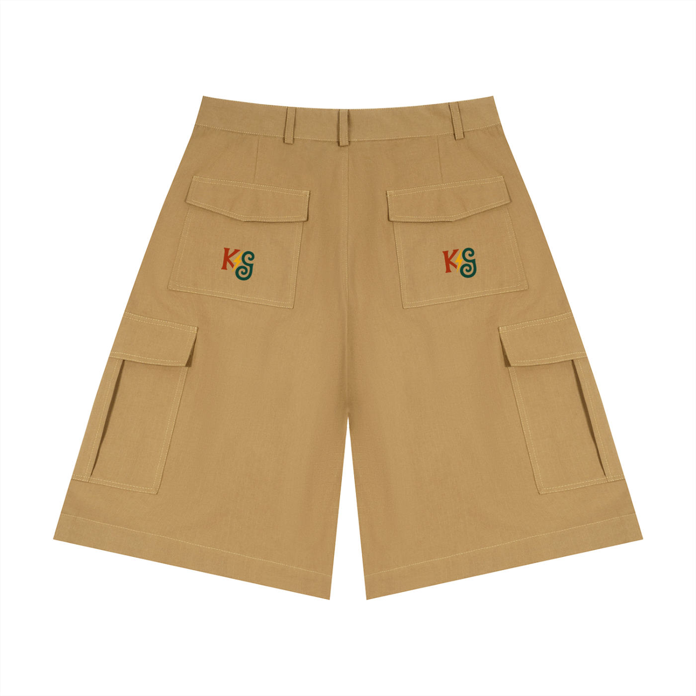 Unisex Woven Cargo Shorts