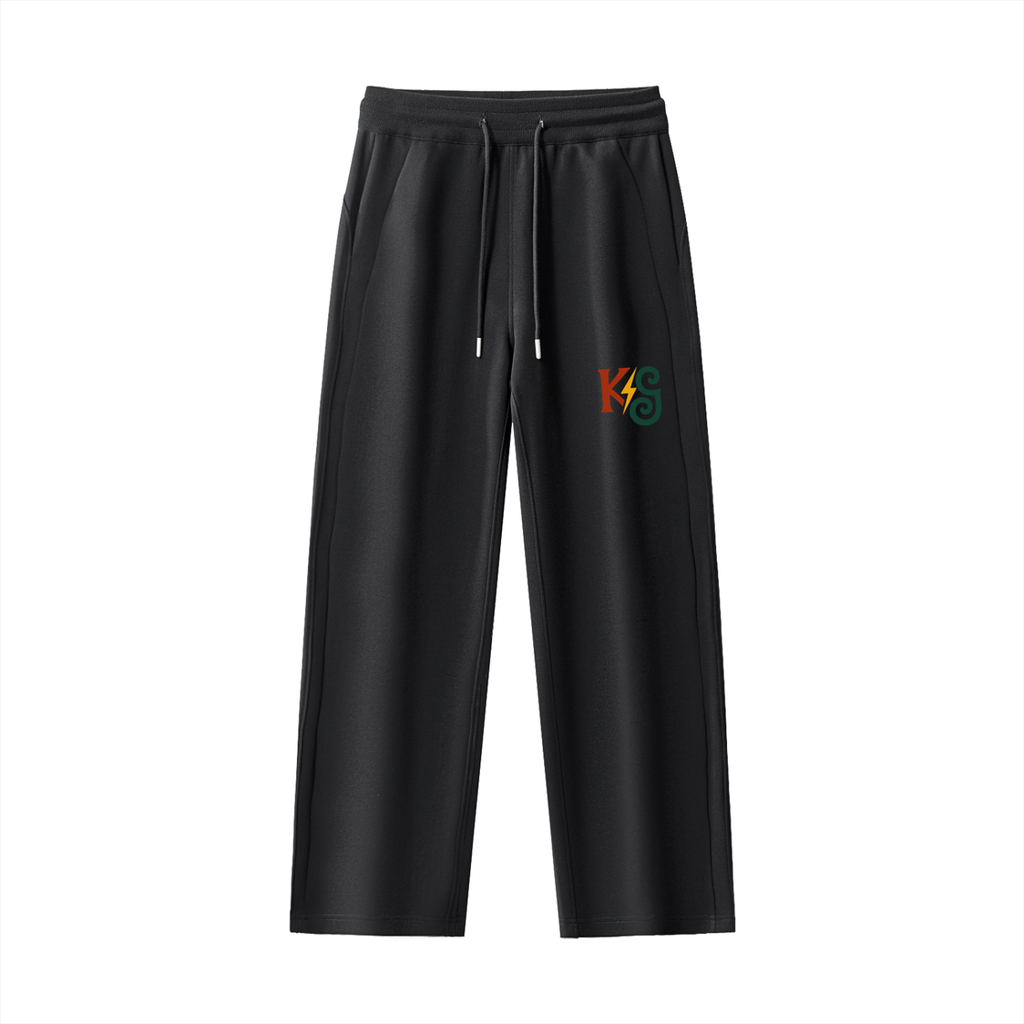 Essential Drawstring Straight-Leg Sweatpants