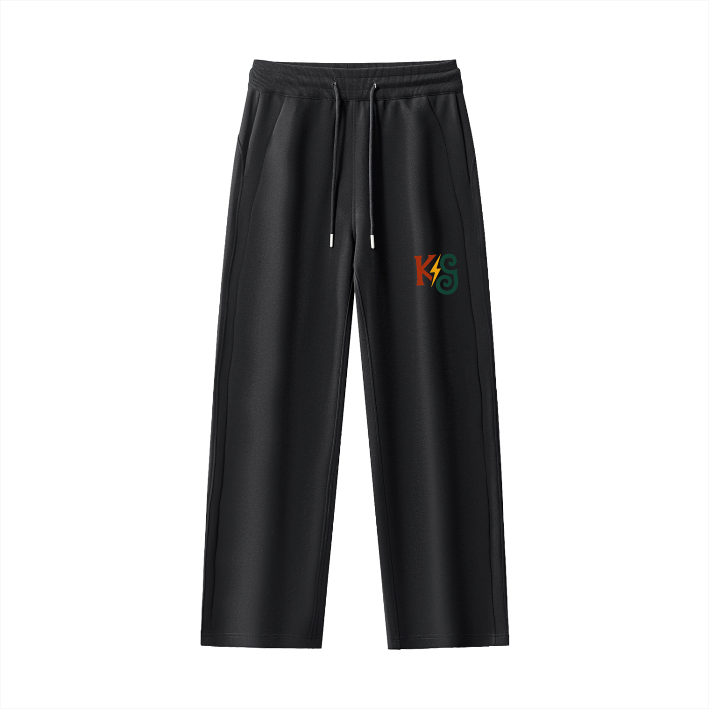 Essential Drawstring Straight-Leg Sweatpants