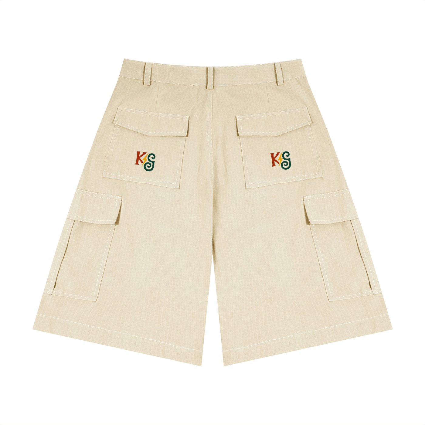 Unisex Woven Cargo Shorts
