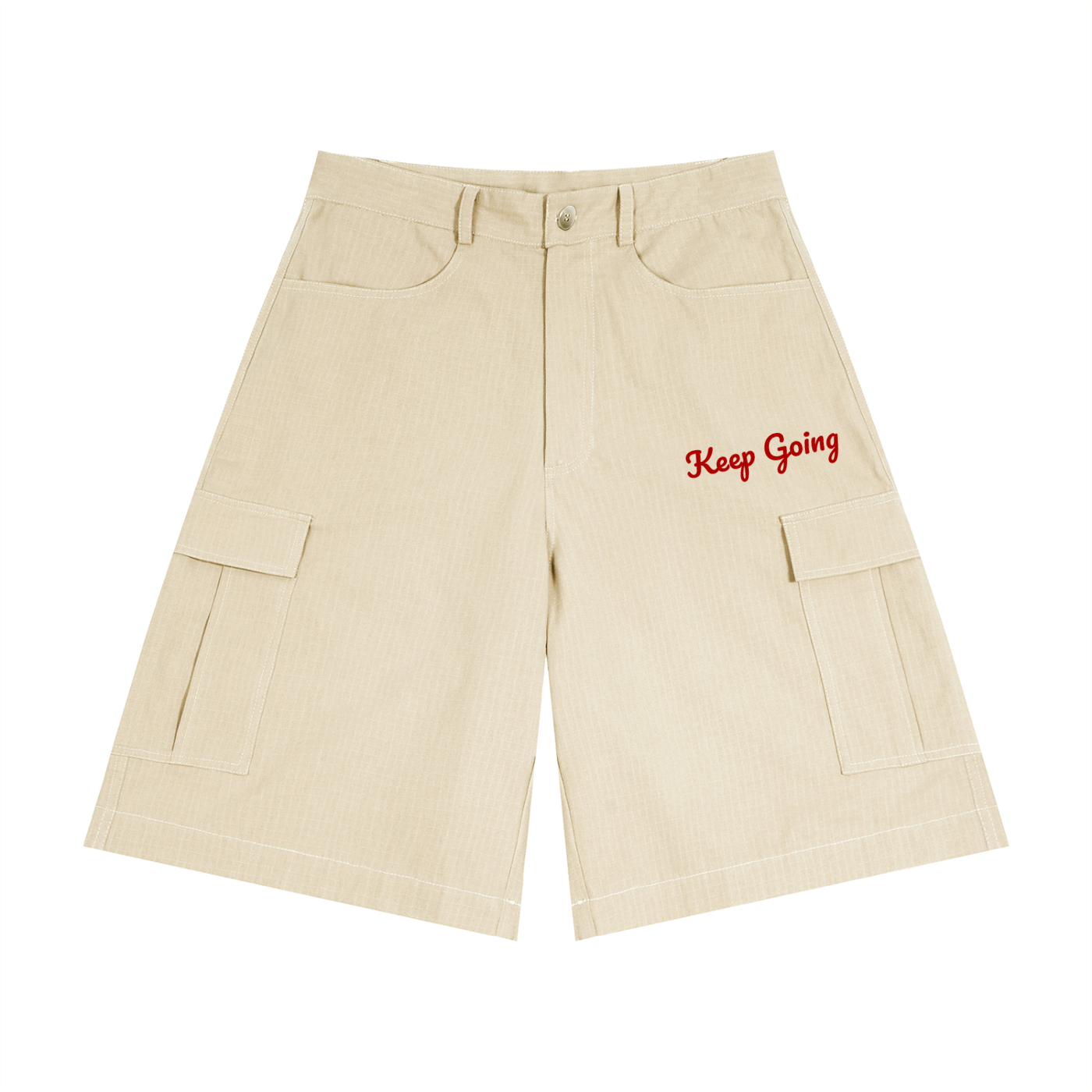 Unisex Woven Cargo Shorts