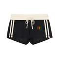 Women's Contrast Stripe Track Shorts