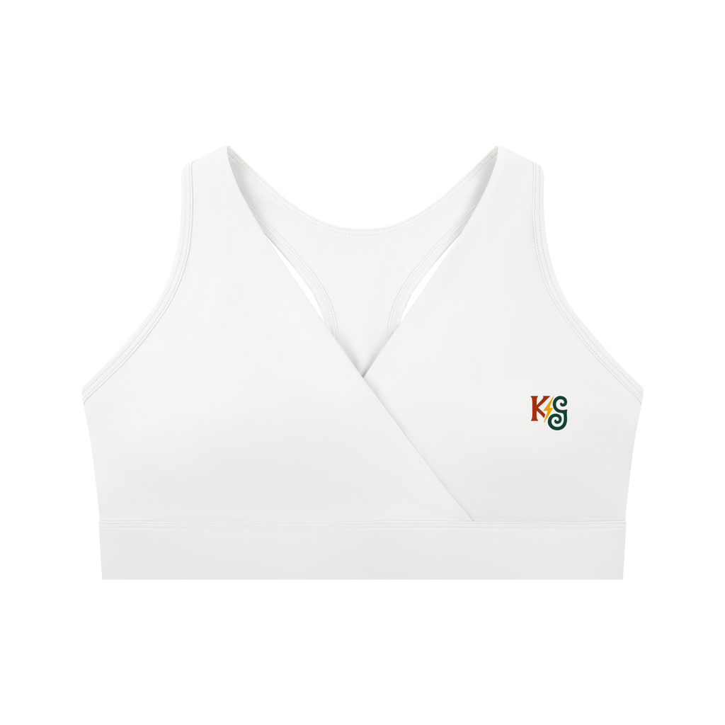 Women's Crossover V-Neck Sports Bra