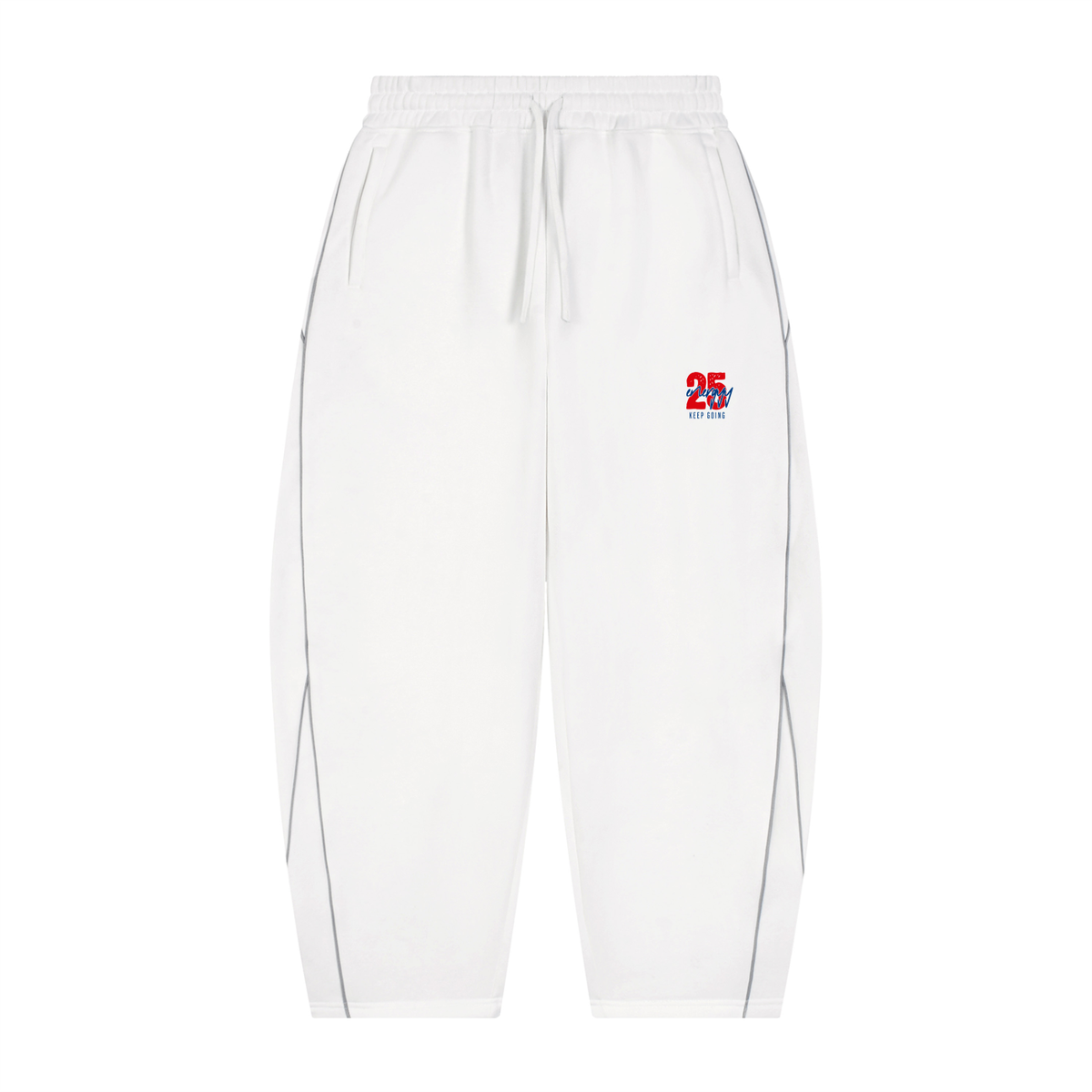 25’ Piping Fleece Barrel Leg Sweatpants