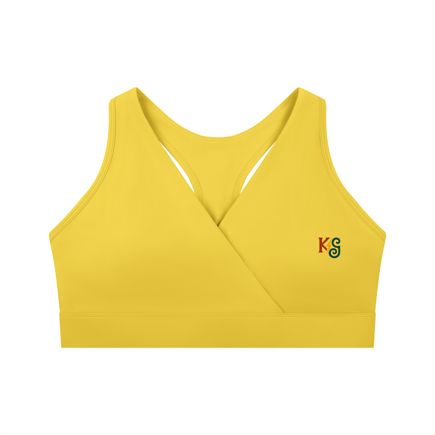 Women's Crossover V-Neck Sports Bra