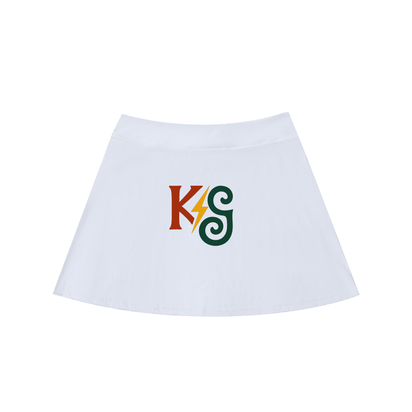 High-Waist Pocketed A-Line Skirt