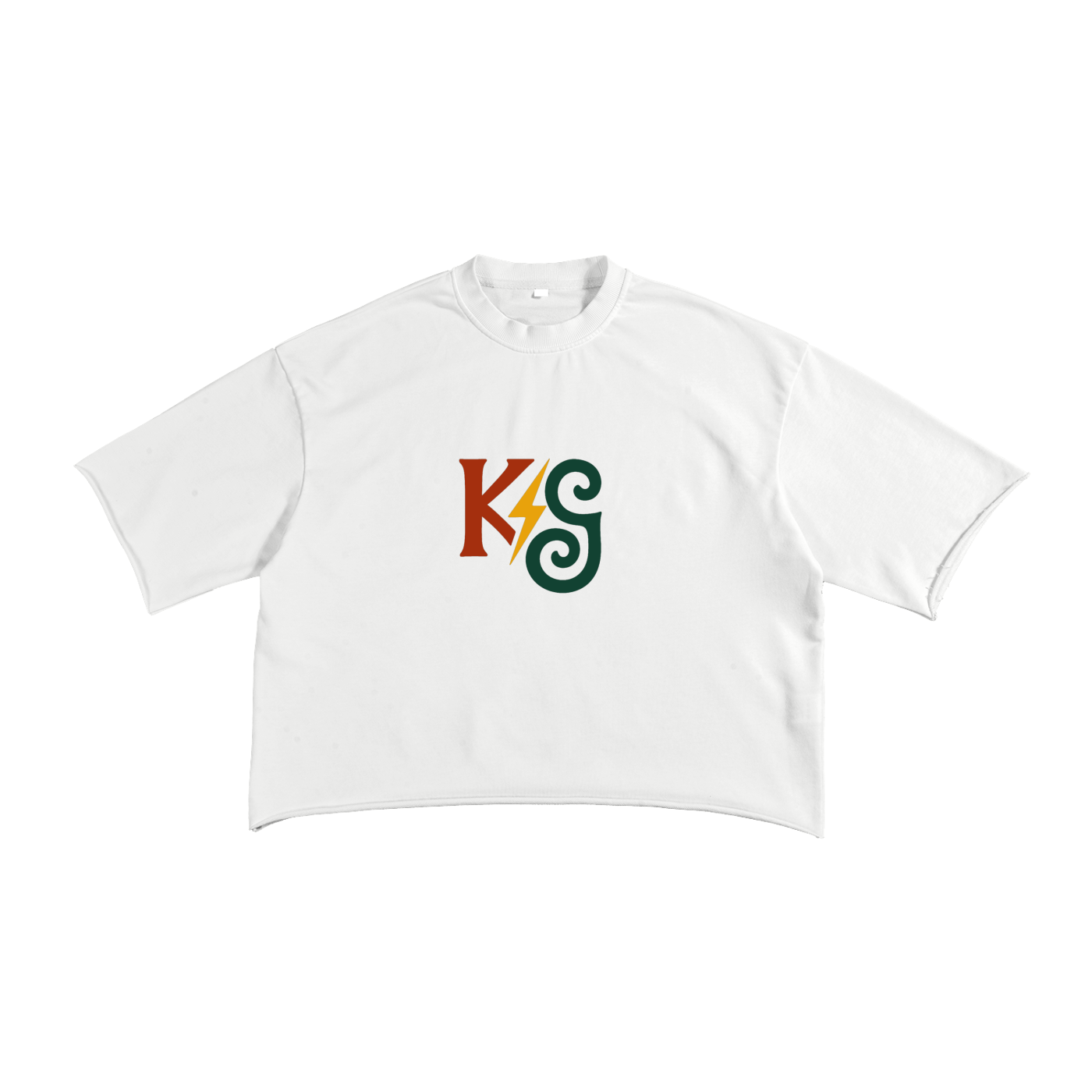 French Terry Raw Edge T-Shirt