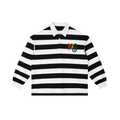 Color Block Stripe Polo Shirt