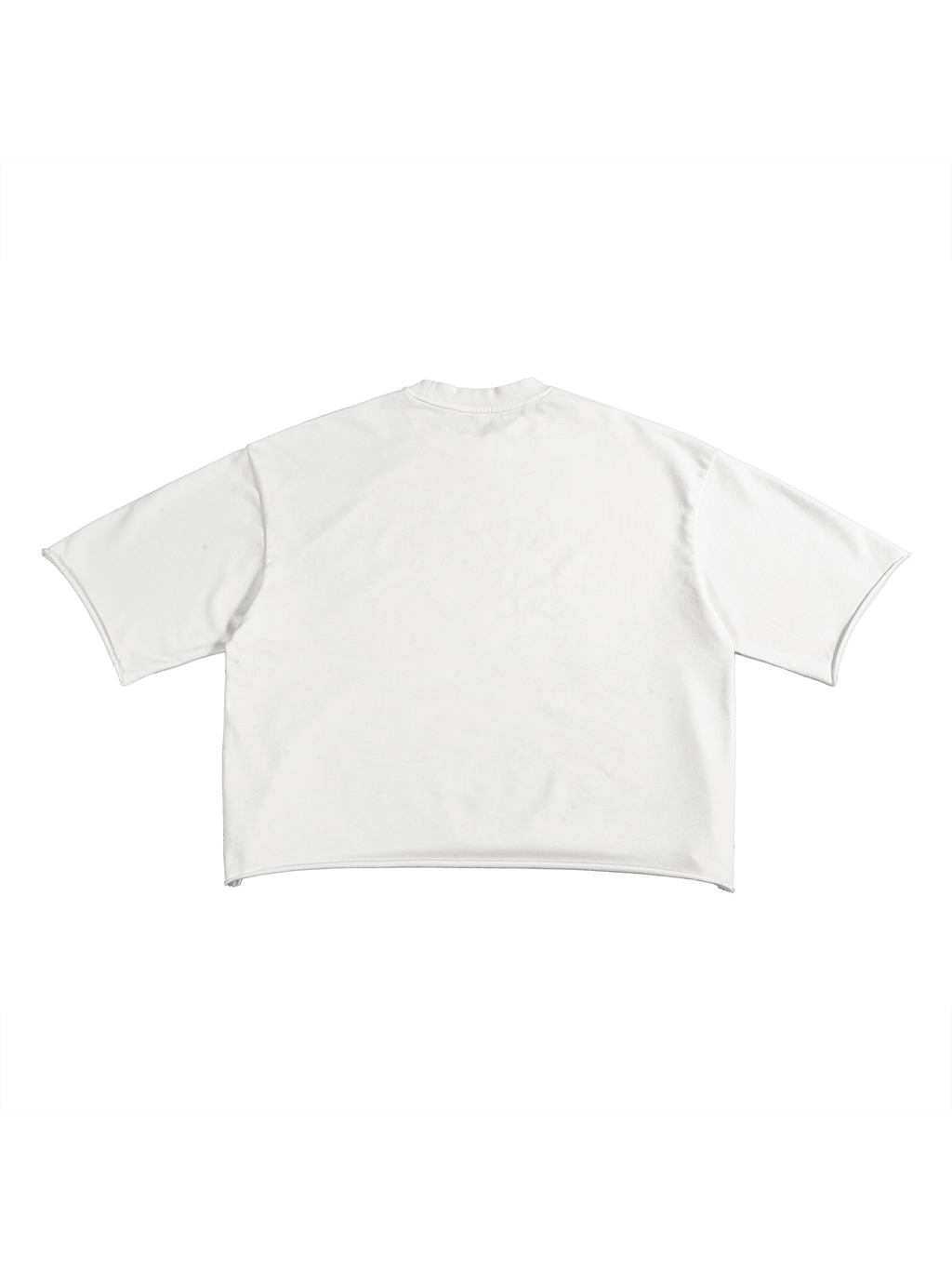 French Terry Raw Edge T-Shirt