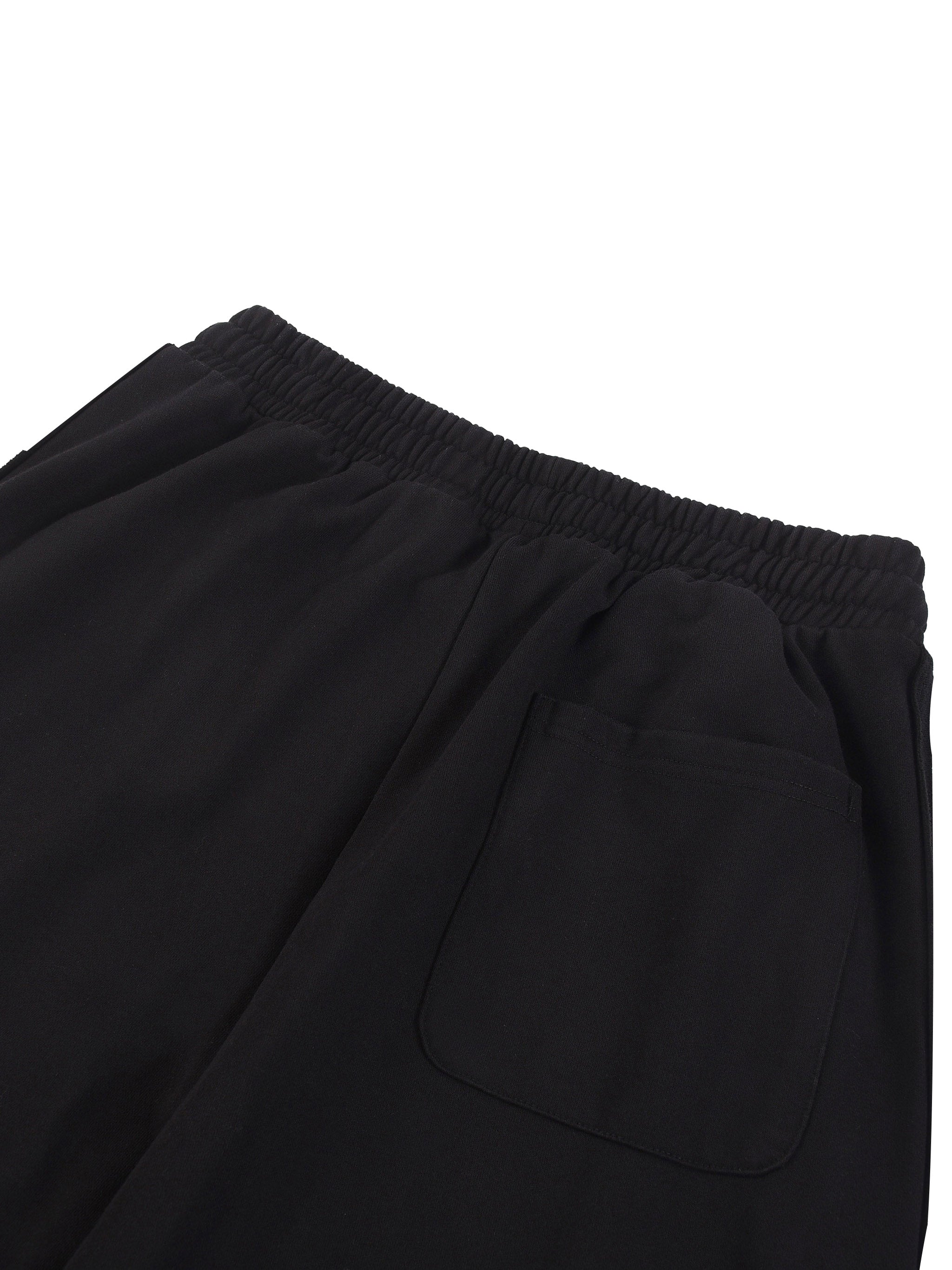 Contrast Tape Straight-Leg Sweatpants